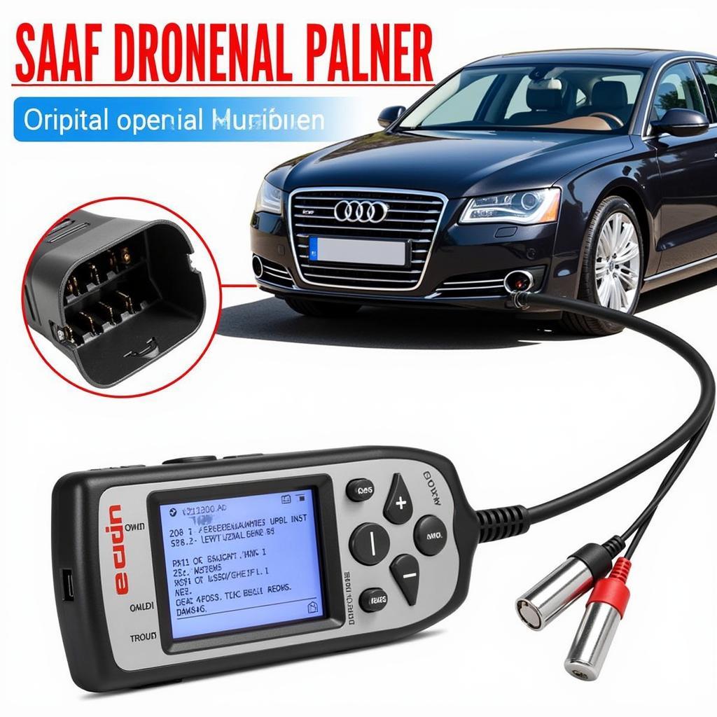 Audi A8 OBD-II Scanner in Use