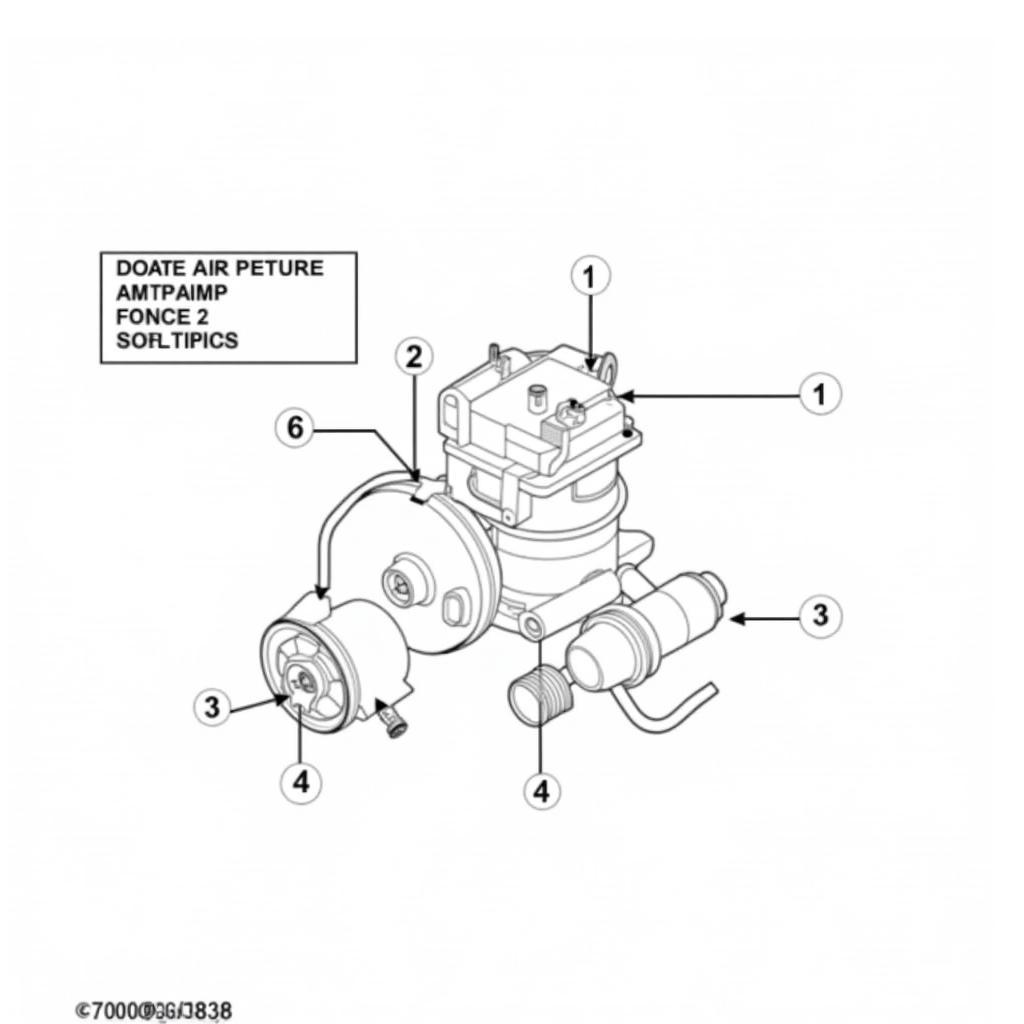 Components of the Secondary Air Injection System in an Audi Q5