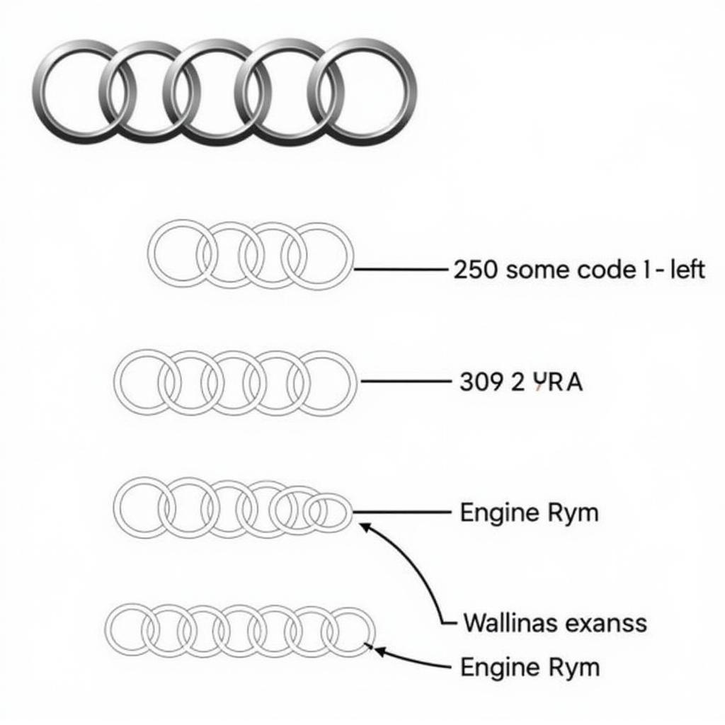 Audi Spare Part Code Structure Example