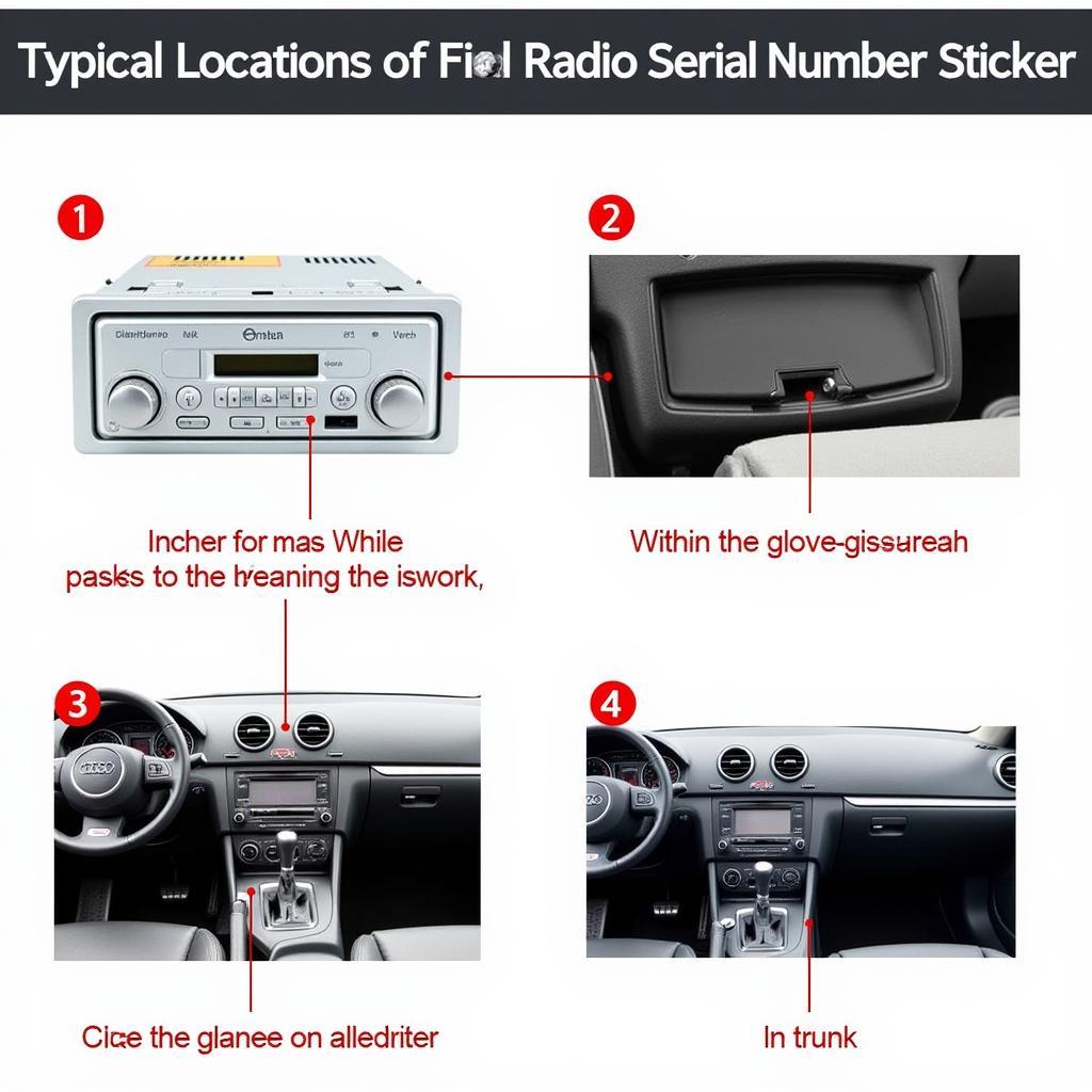 Finding the Radio Serial Number on an Audi TT 2002