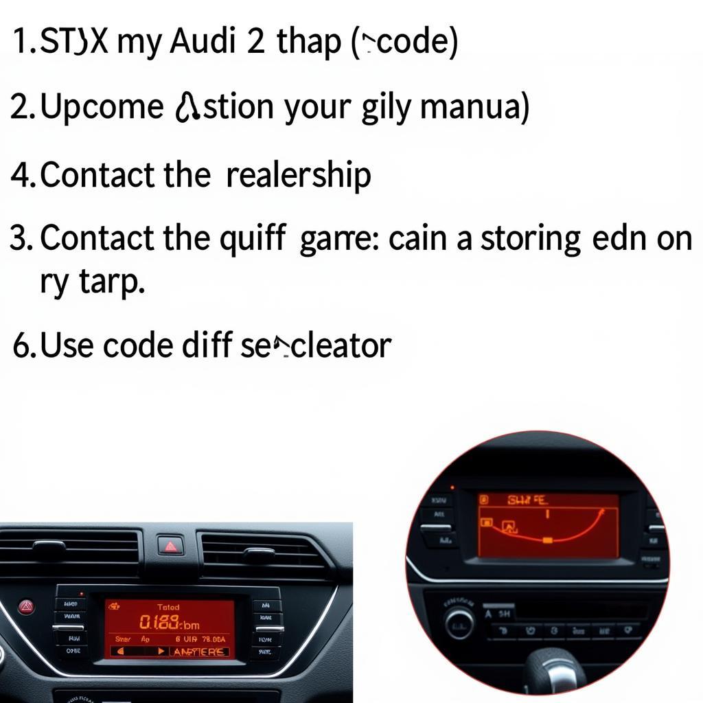 Audi TT Radio Code Retrieval Process