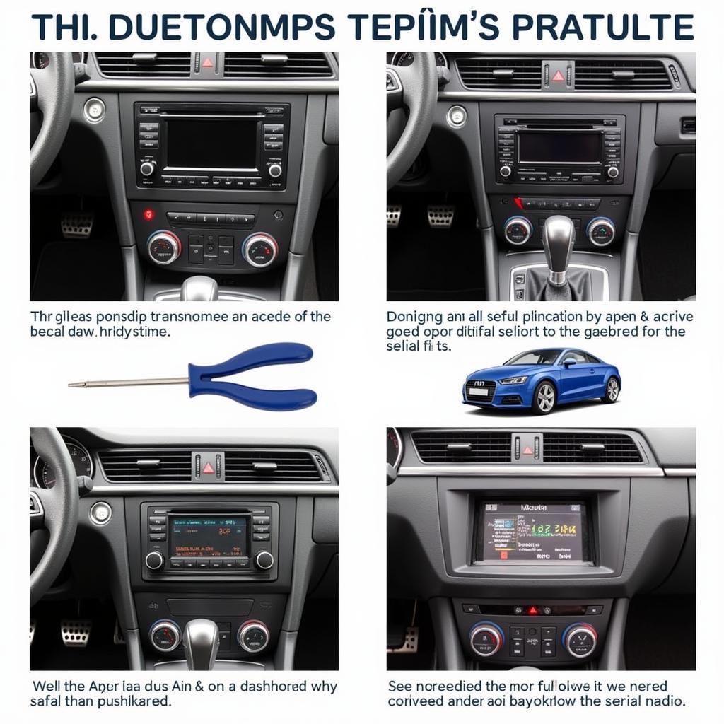 Audi TT Radio Removal for Serial Number Access