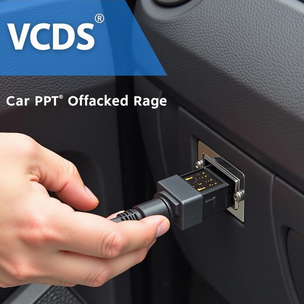 Connecting VCDS Cable to OBD2 Port