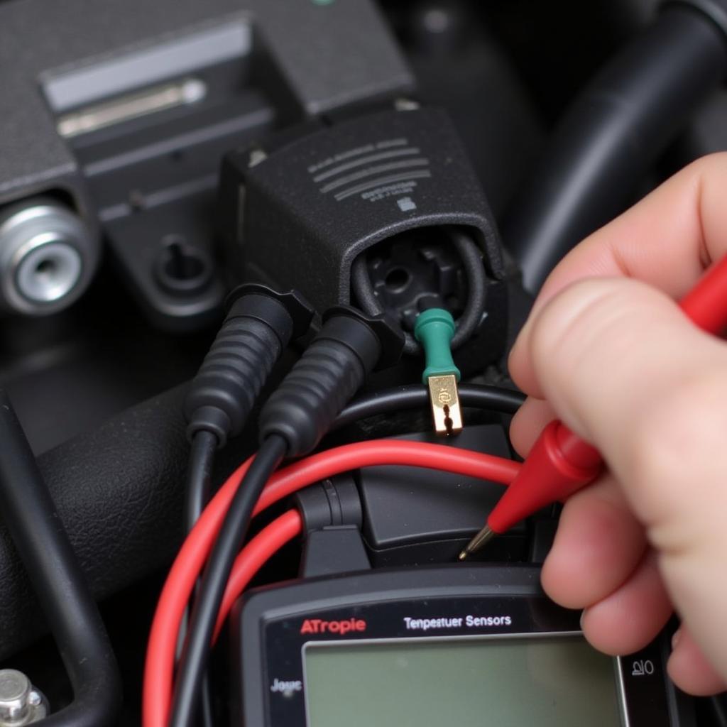 Testing the Intake Air Temperature Sensor with a Multimeter