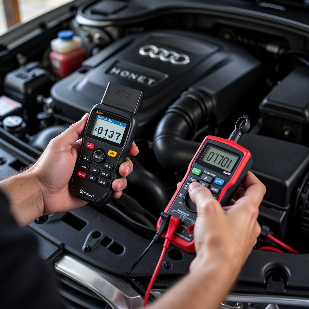 Diagnosing Audi A3 01317 Trouble Code