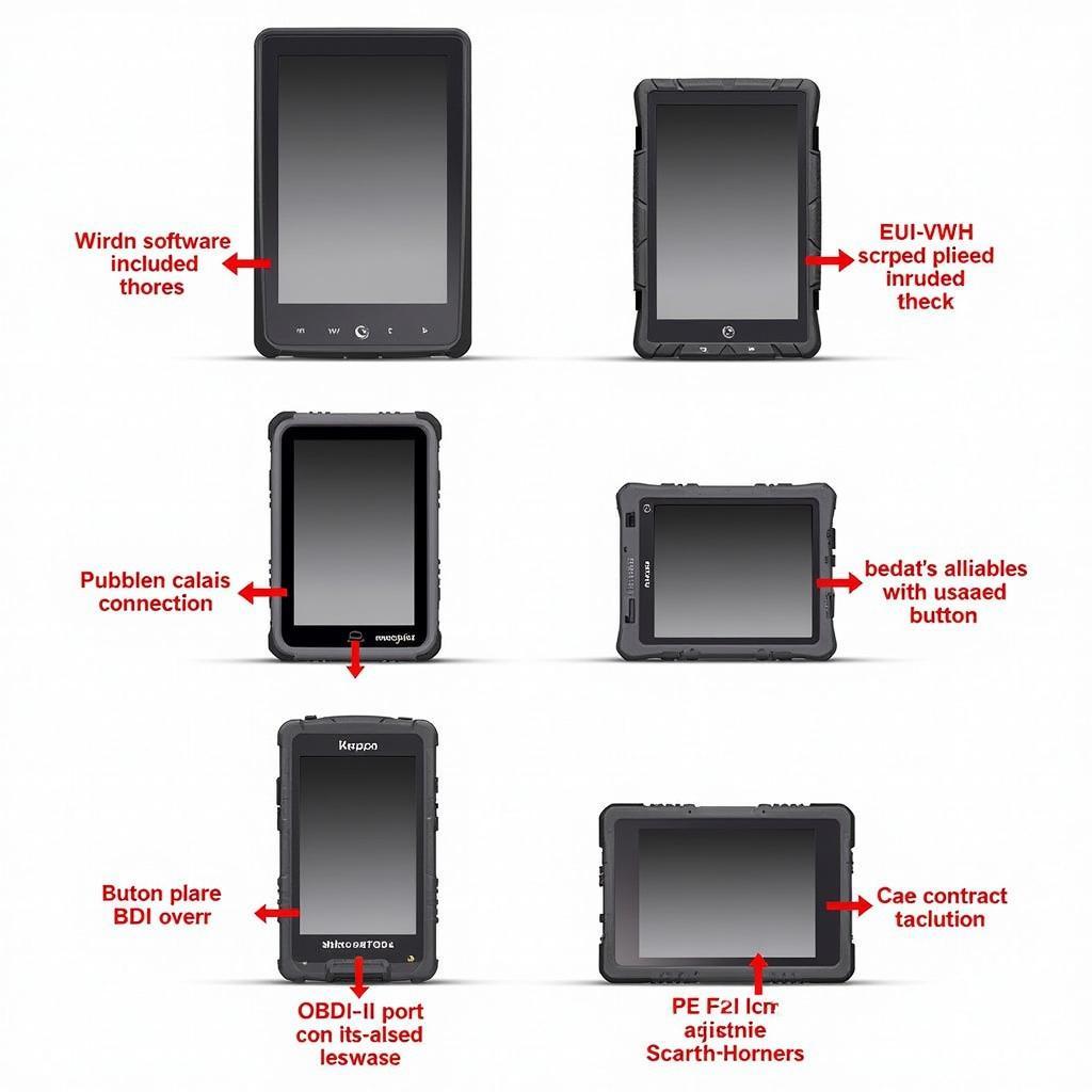 Various VCDS Tablet Models