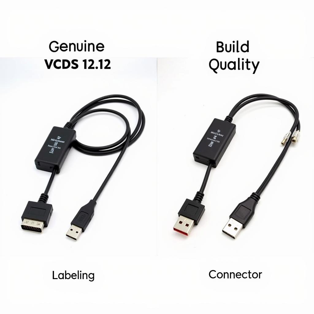 Genuine vs. Counterfeit VCDS 12.12 Cable