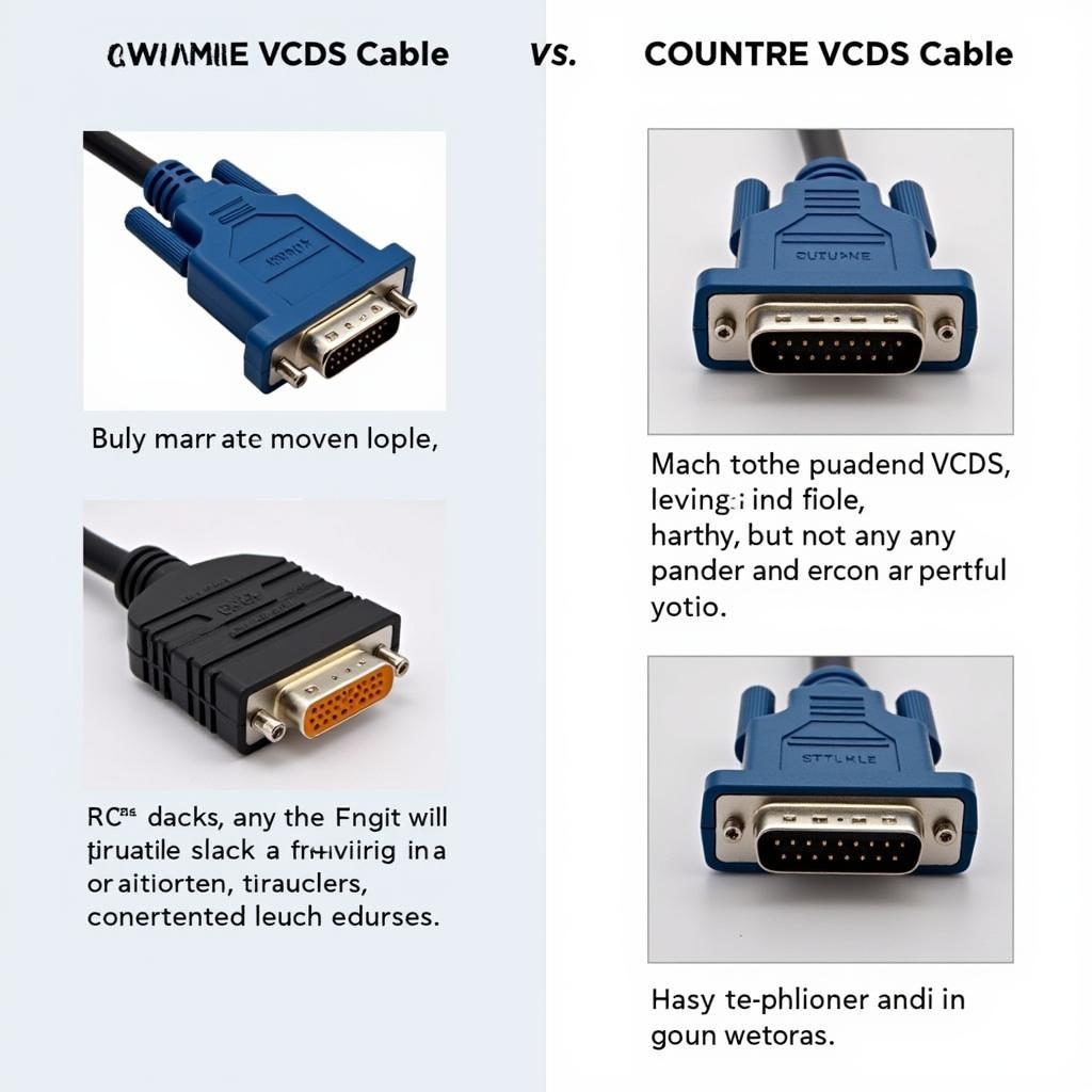 Genuine vs Counterfeit VCDS Cable