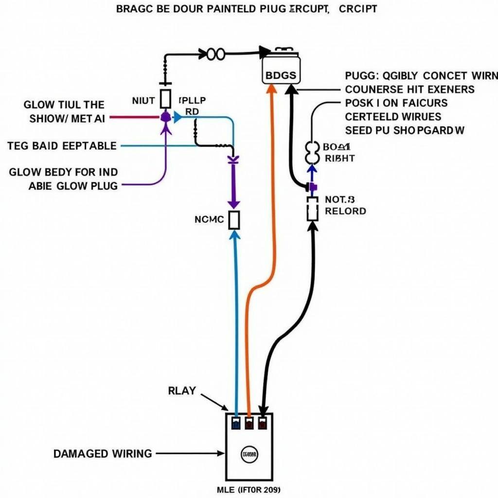 Glow Plug Circuit Diagram for 2004 Jetta TDI