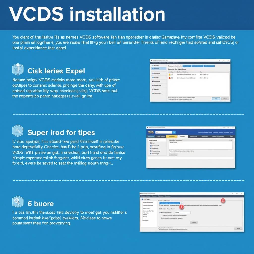 Step-by-step instructions for installing the VCDS software on a computer.