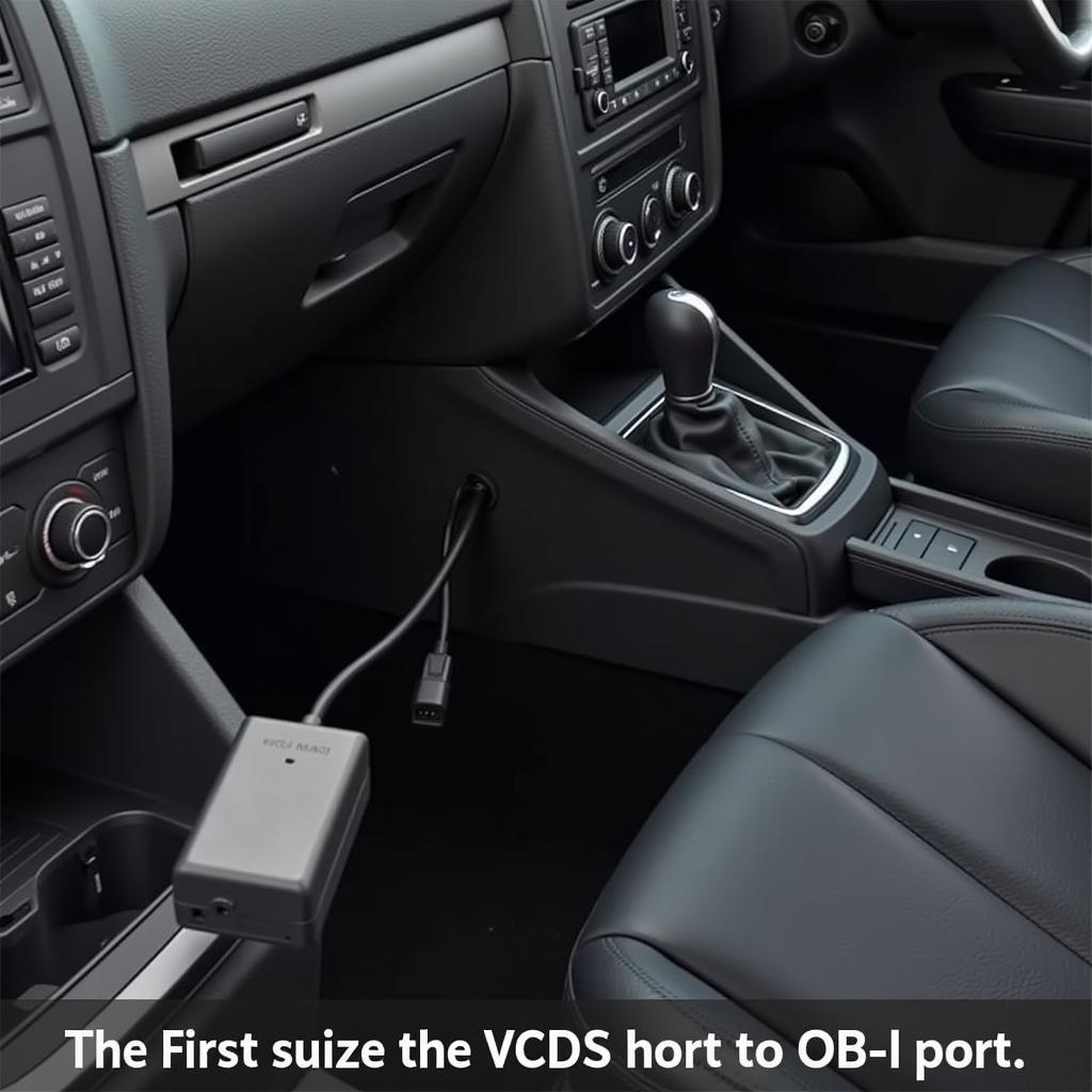 MK6 GTI VCDS Diagnostic Cable Connection