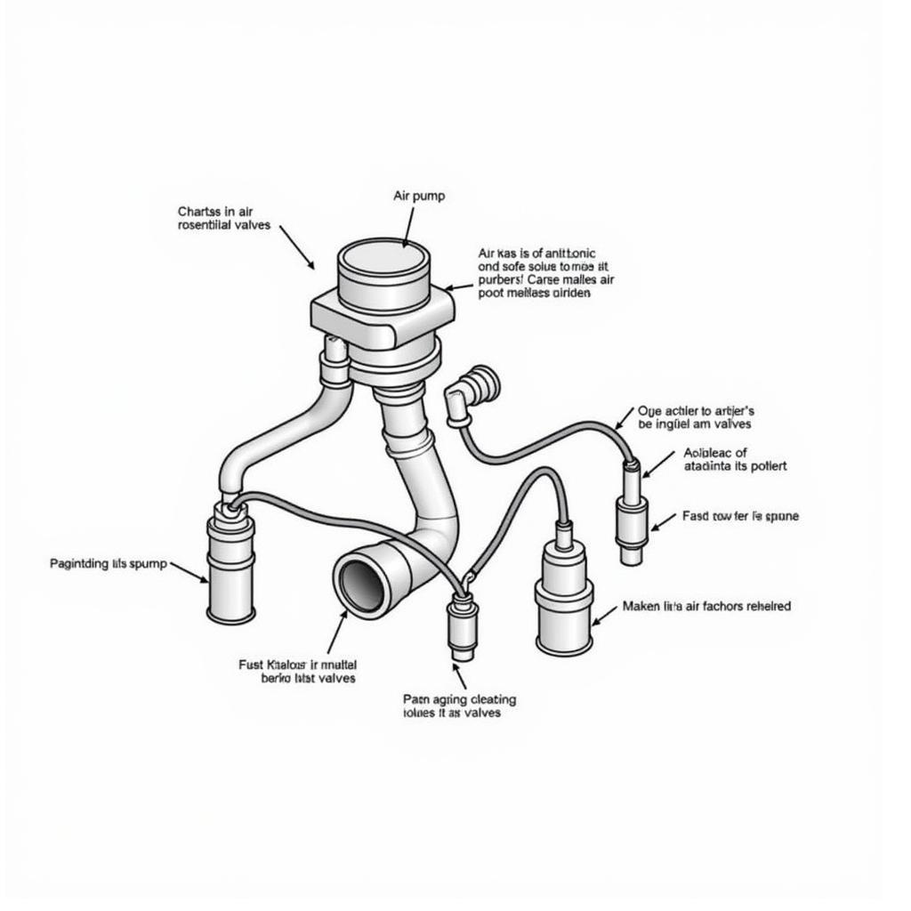 Audi P1411 Code: Secondary Air Injection System Diagram