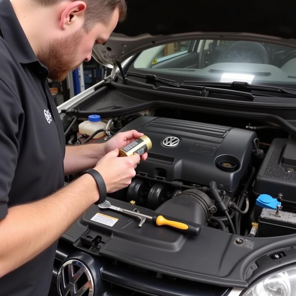 Replacing the Intake Manifold Runner Position Sensor on a BRM Engine in a 2006 VW Jetta TDI