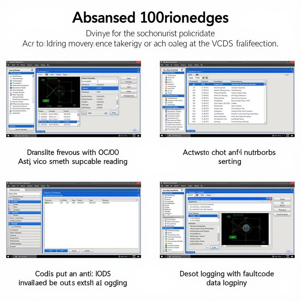 VCDS Software Displaying Advanced Functions Menu