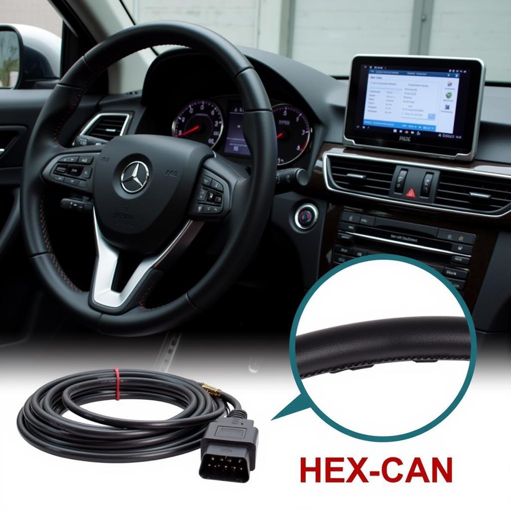 VCDS HEX-CAN Diagnostic Tool in Action