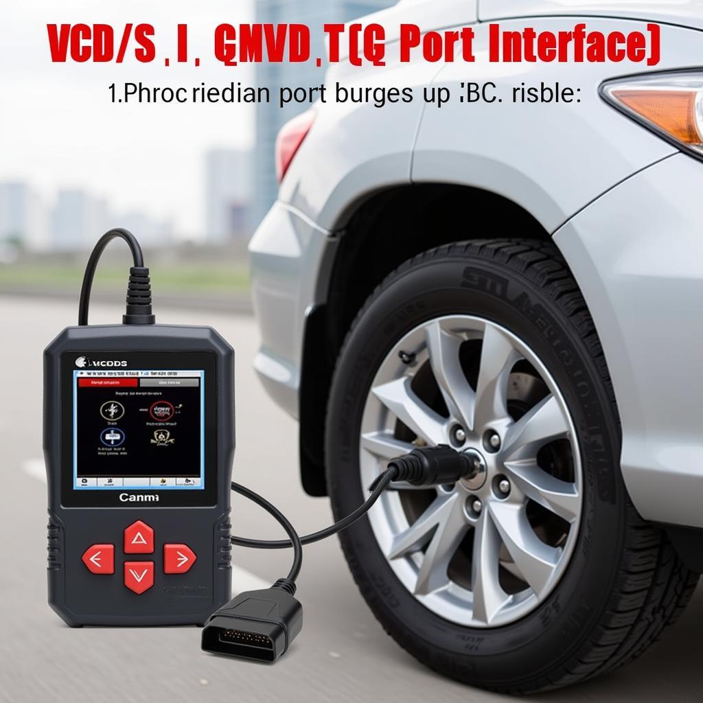 VCDS Interface Connected to Car's OBD-II Port