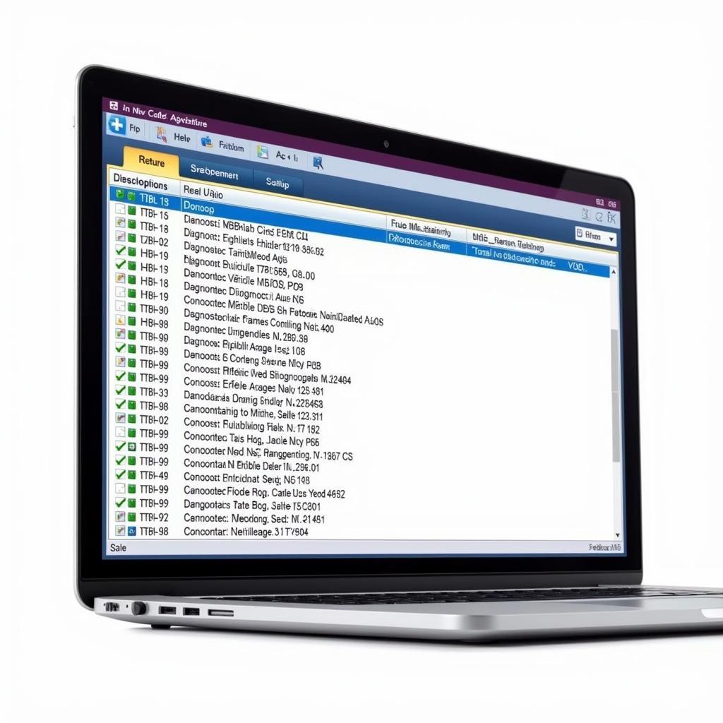 VCDS Software Displaying Audi Diagnostic Trouble Codes