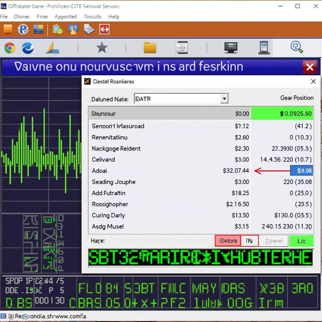 VCDS Software Displaying Gear Position Analysis