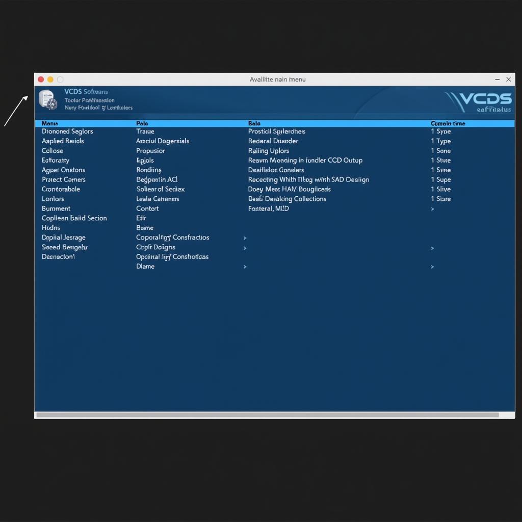 VCDS Software Screenshot