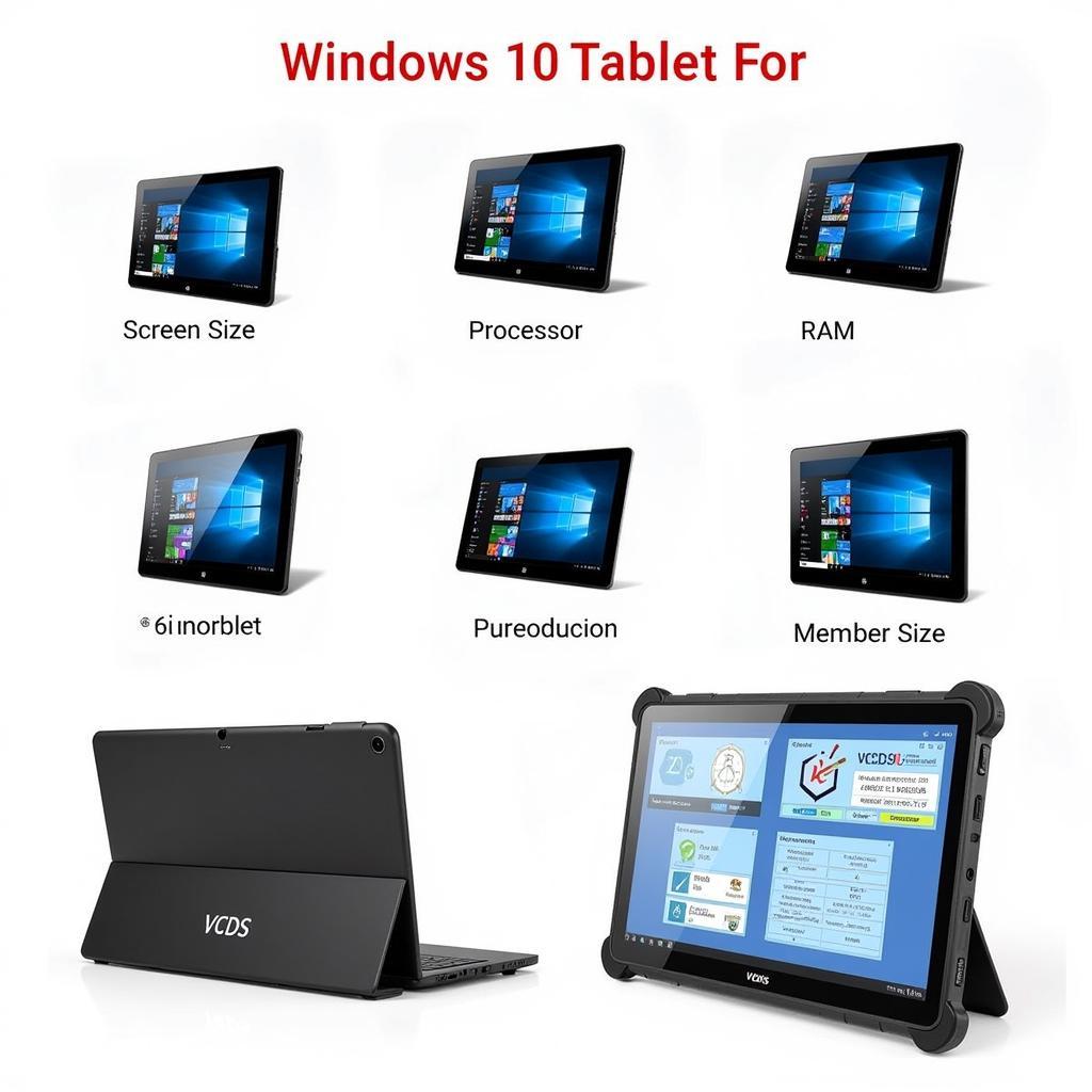 Choosing the Right VCDS Windows 10 Tablet