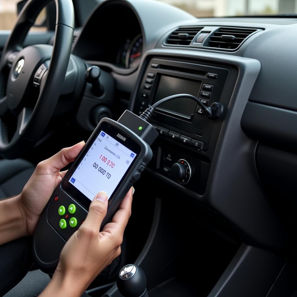 Using a Code Reader on a VW Beetle