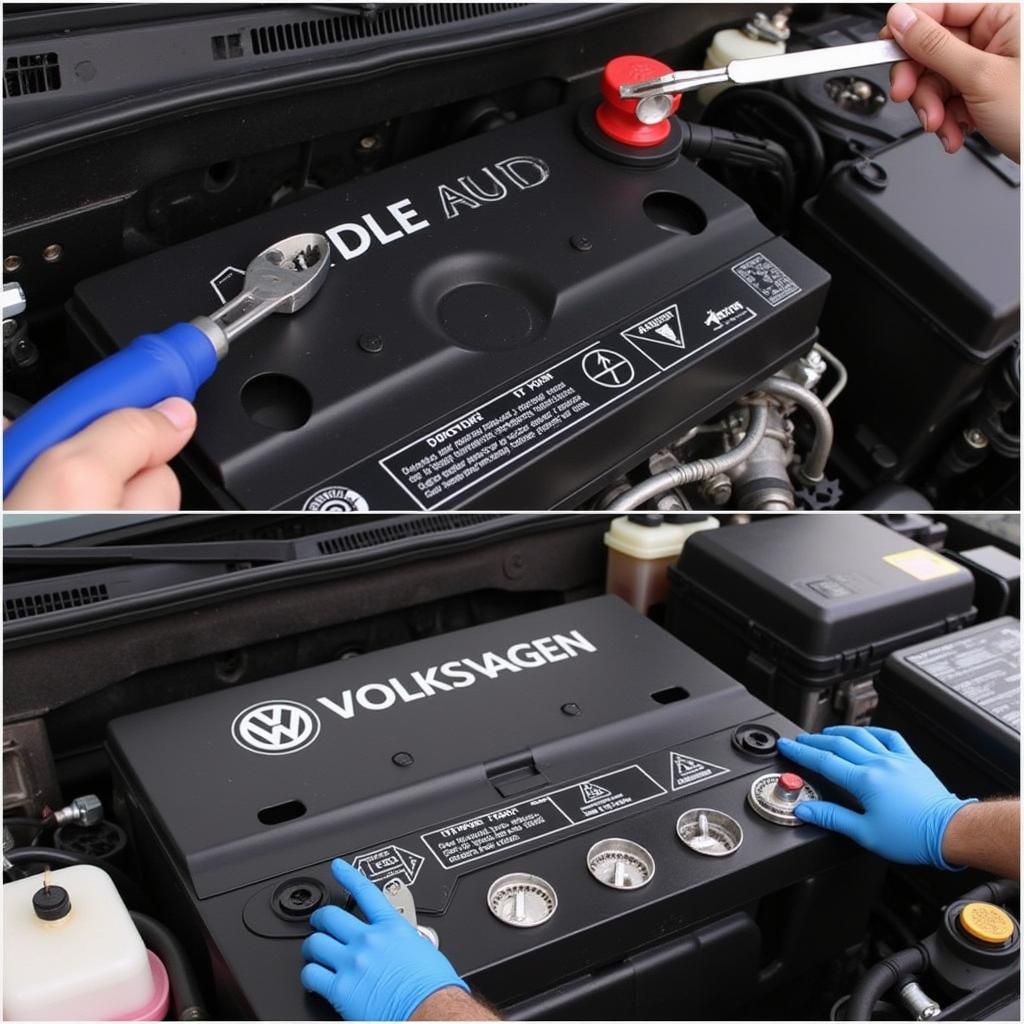 Disconnecting a VW Car Battery