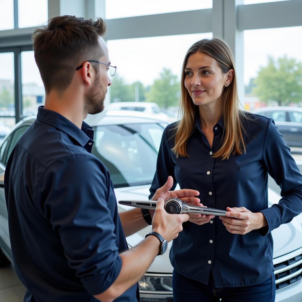 Retrieving Radio Code at VW Dealership