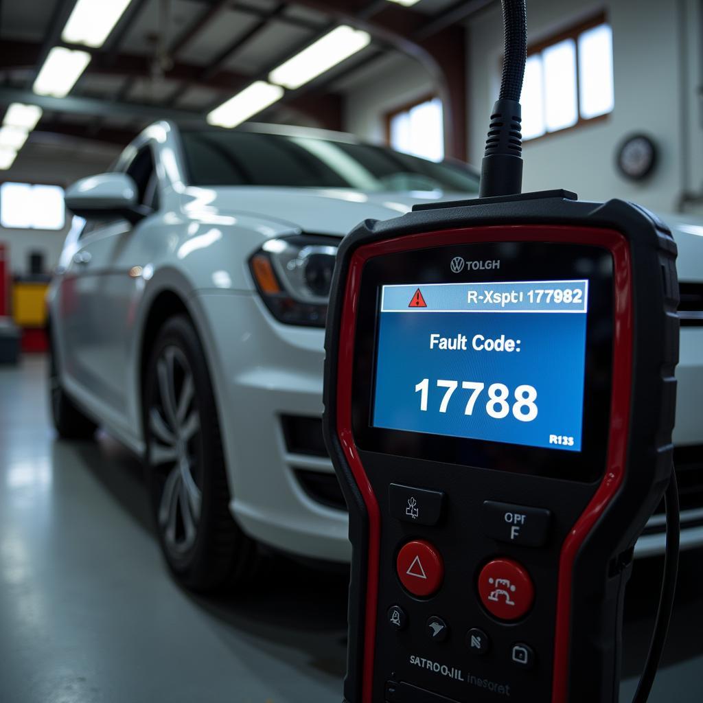 VW Golf Diagnostic Tool Showing 17978 Fault Code