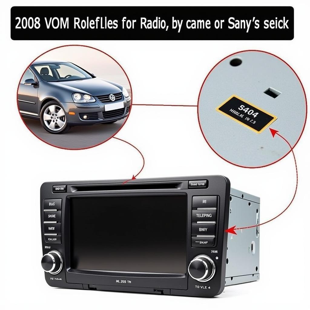 Locating the Serial Number on a VW Golf City Radio