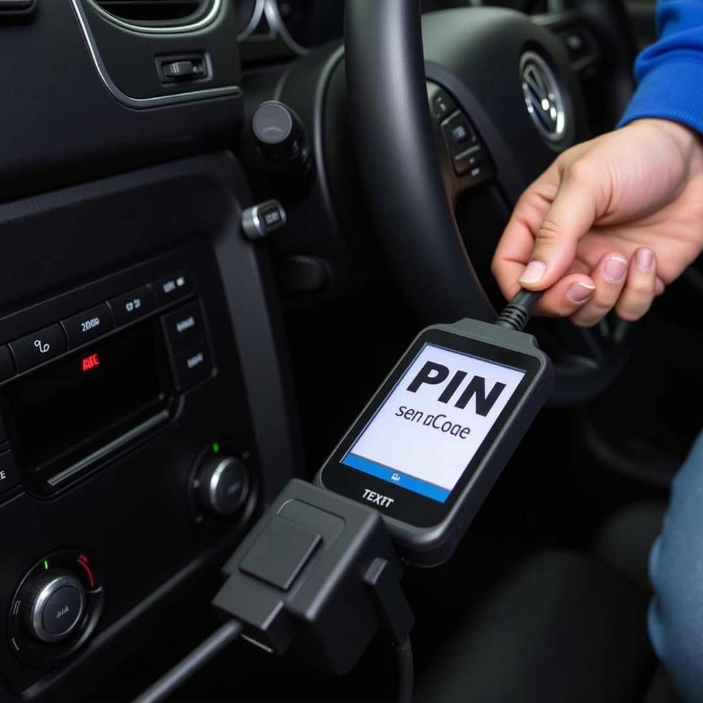 VW Immobilizer PIN Code Reader in Action