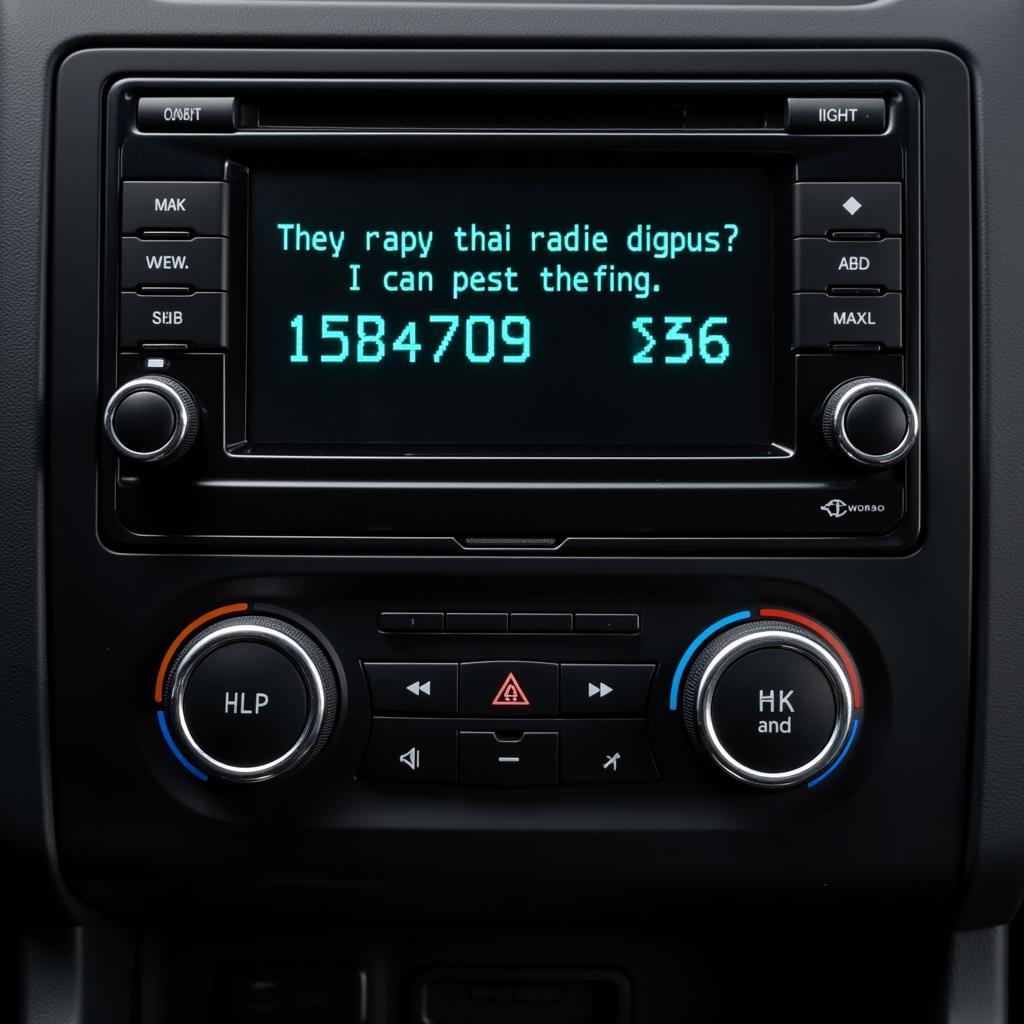 VW MK4 Radio Code Entry