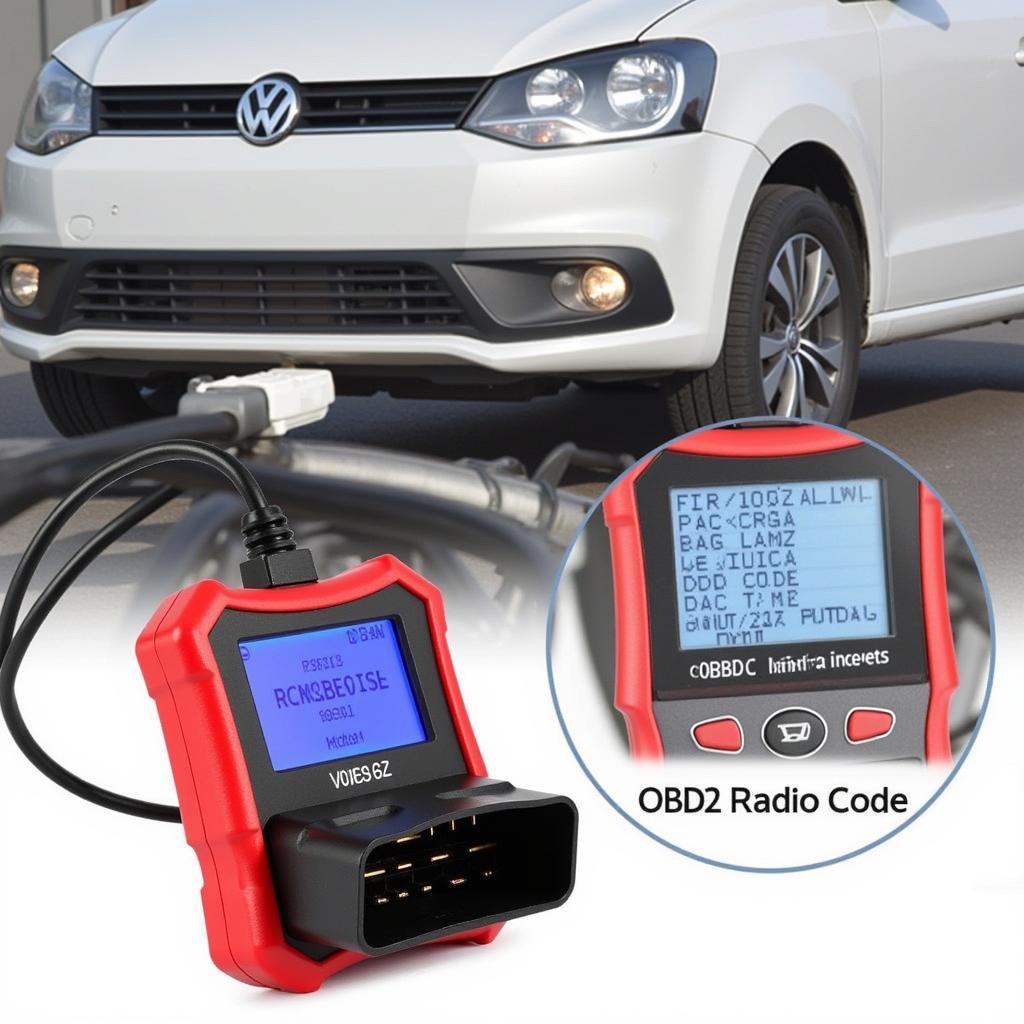 OBD2 Scanner Retrieving VW Radio Codes