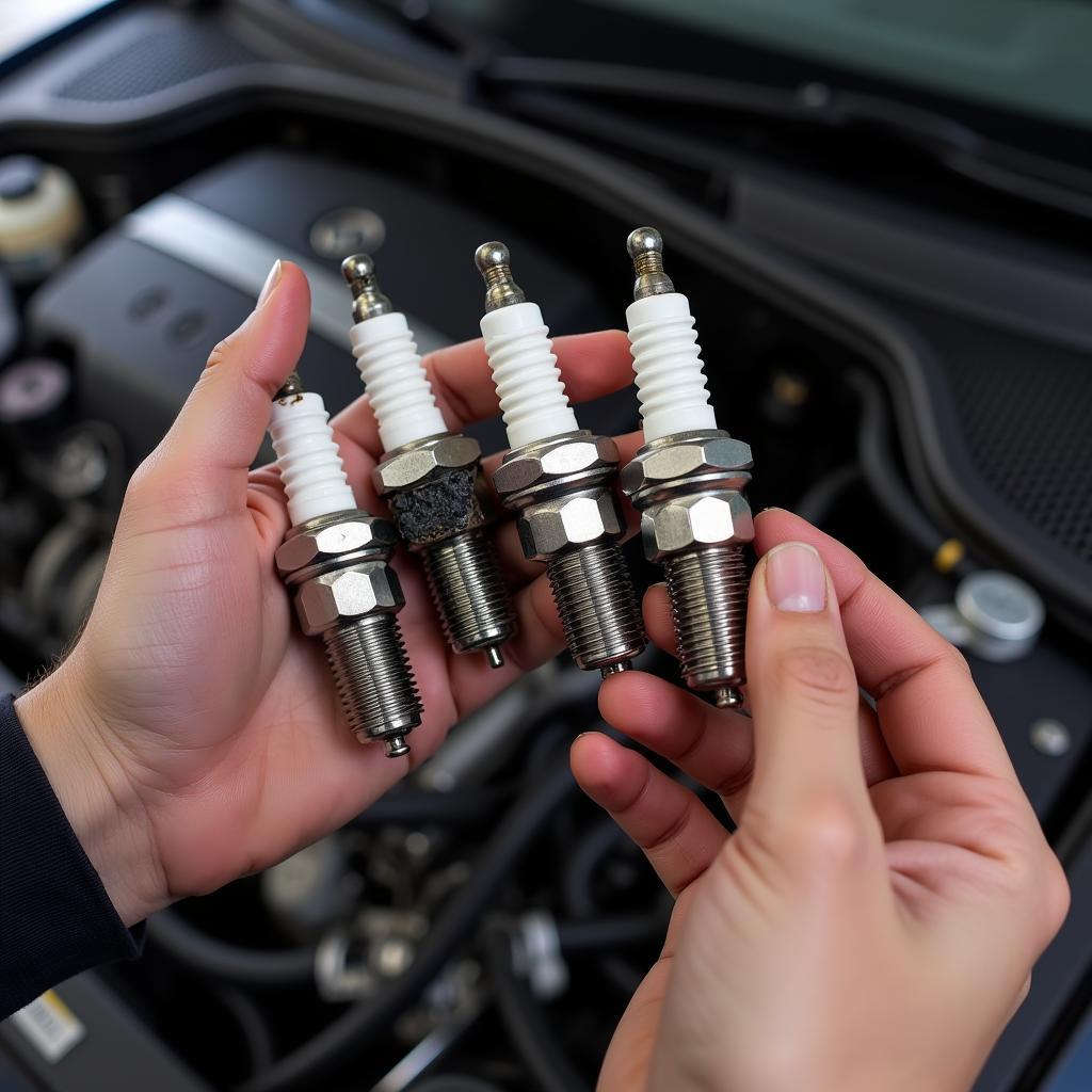 VW Passat Spark Plugs Inspection