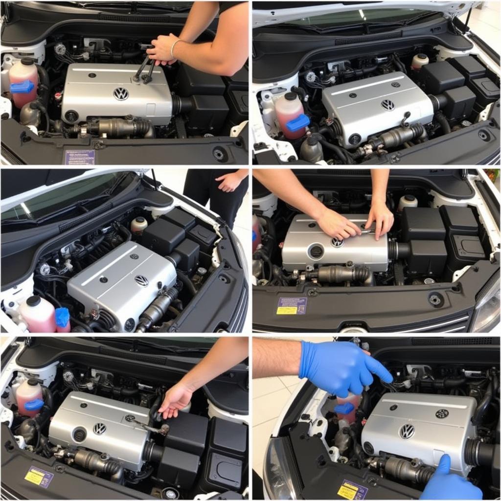 VW Polo Engine Repair and Component Replacement