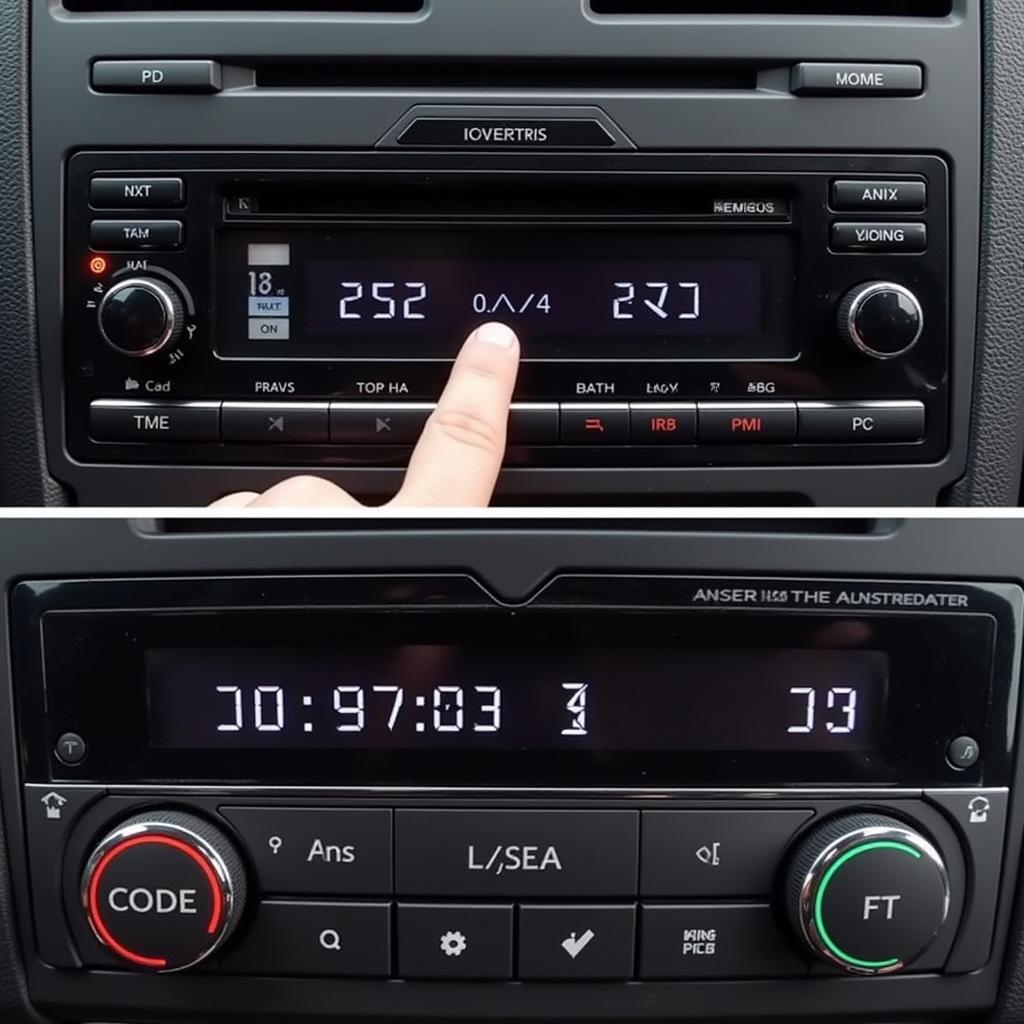 Entering the VW Alpha Code on a Car Radio