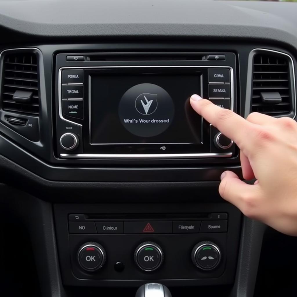 Confirming the Safe Code on a VW Radio