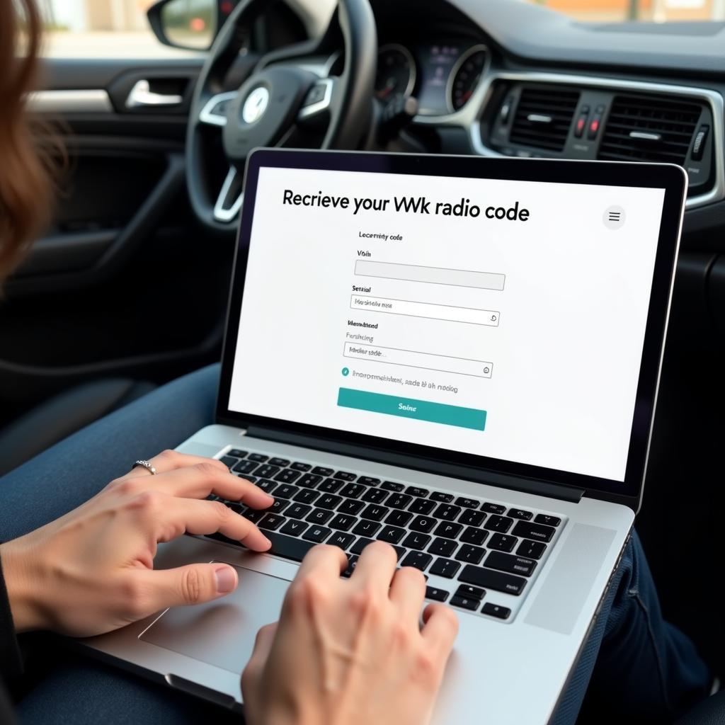 Retrieving VW Radio Code Online