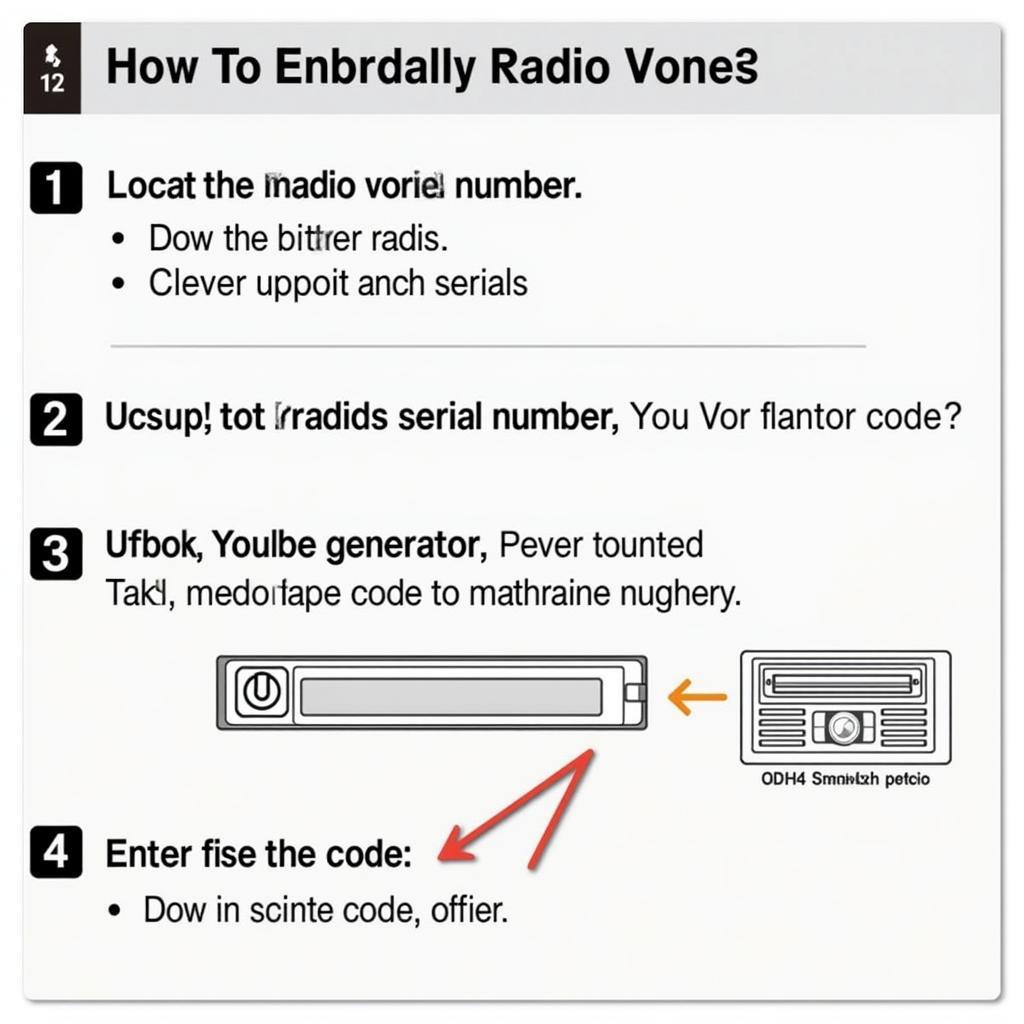 VW Radio Code Unlock Process