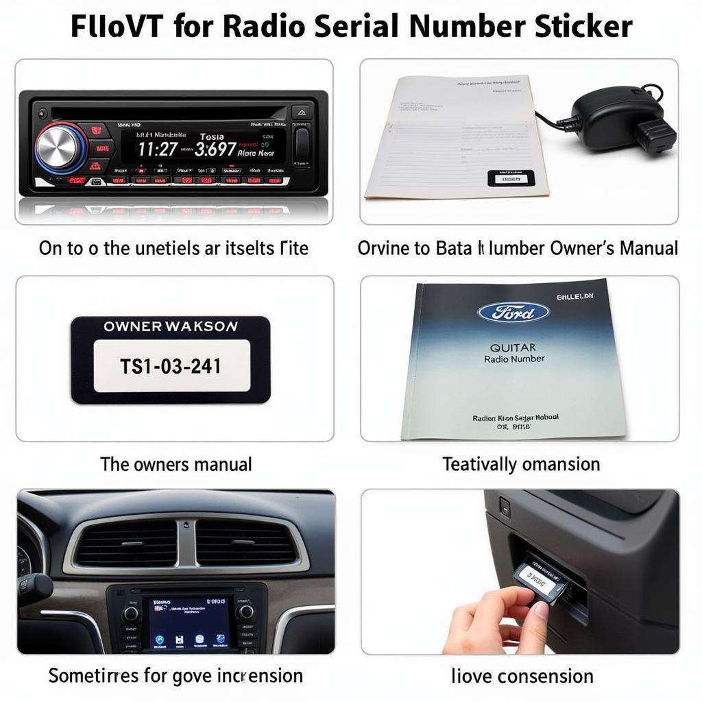 Locating the VW Radio Serial Number