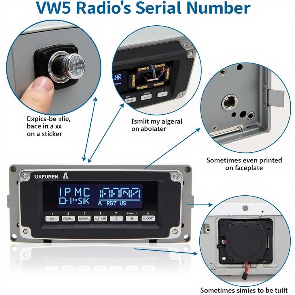 VW Radio Serial Number Location