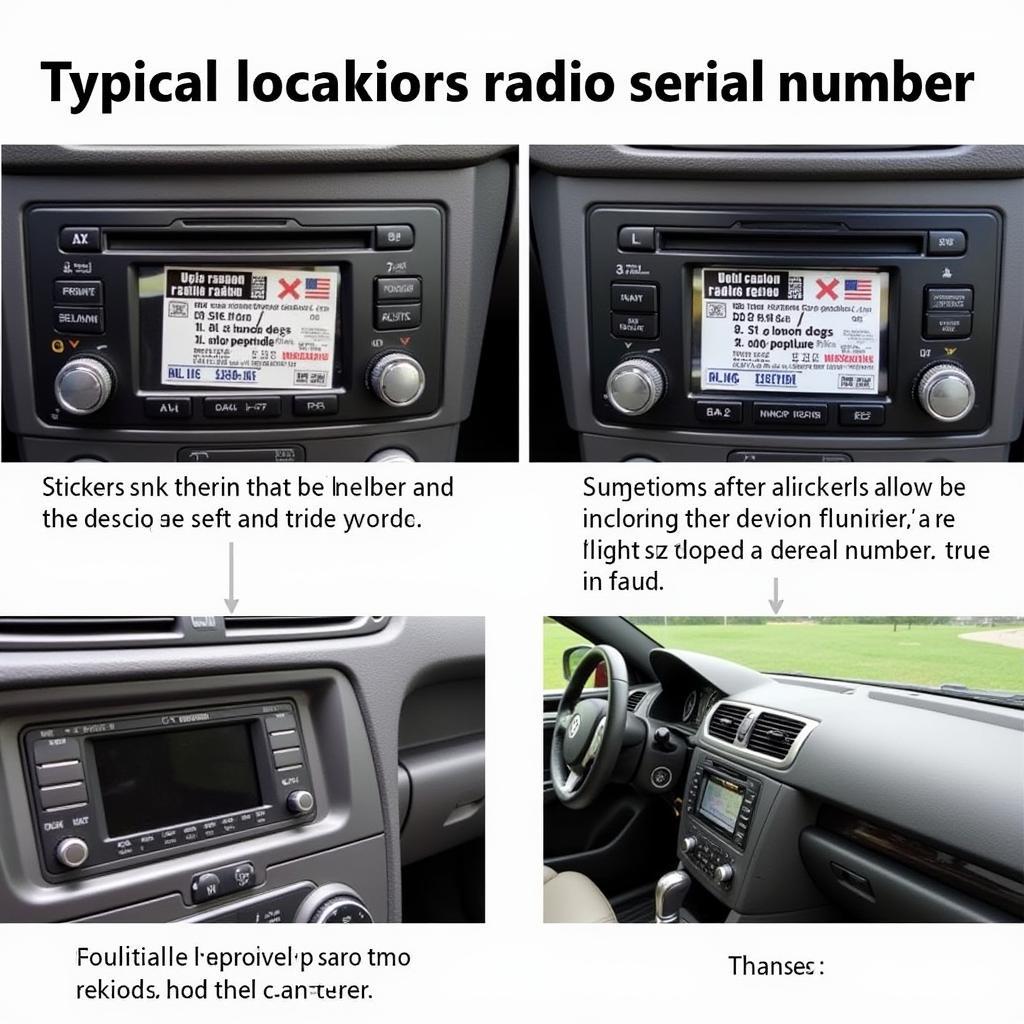 Locating the VW Radio Serial Number