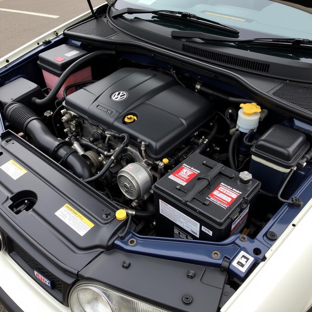 VW SDI Engine Bay Overview