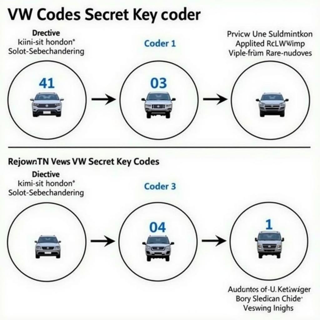 Examples of VW Secret Key Codes