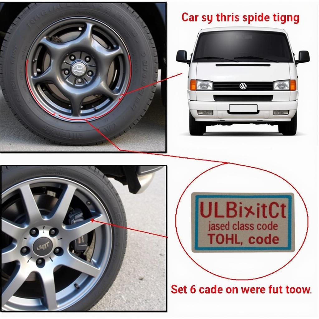 VW T4 Chassis Code Location Example