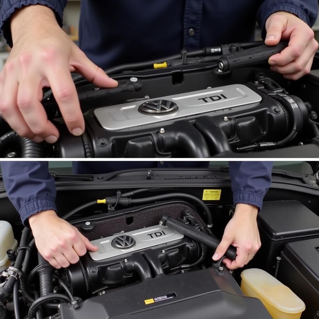 Cleaning a VW TDI Intake Manifold