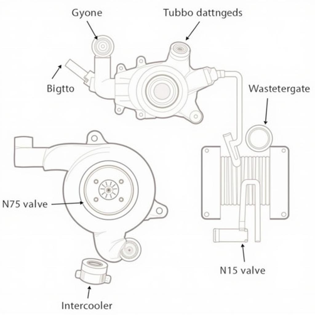 VW Turbocharger Components