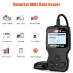 ancel ad310 obd2 diagnostic scan tool displaying multilingual support options