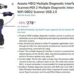 ACOUTO MDI-2 Clone Scan Tool Kit Box Front View