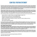 Chrysler Position Statement on Pre- and Post-Repair System Scanning for Vehicle Safety