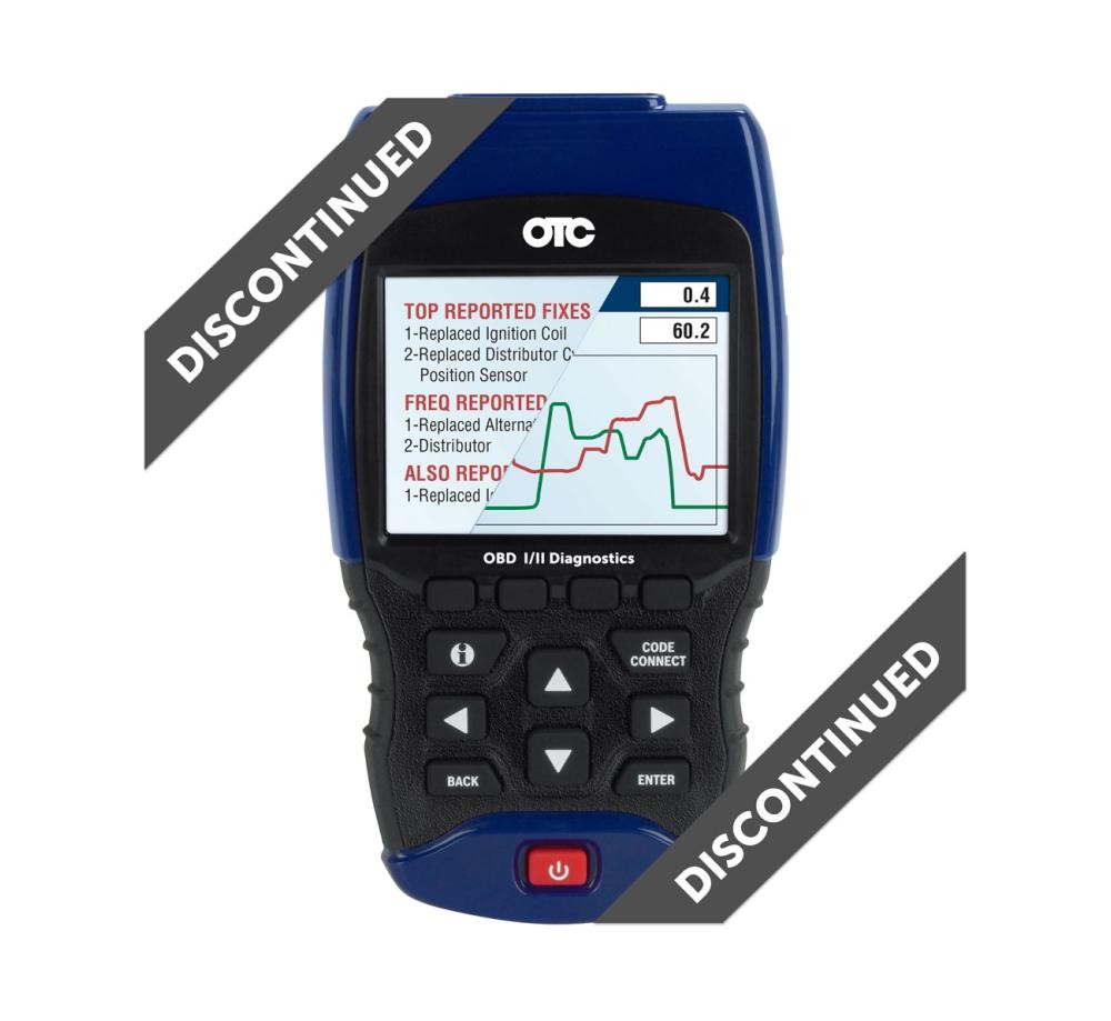 OTC 3211 OBD I & II Scan Tool showcasing OBD I cables for older vehicle diagnostics